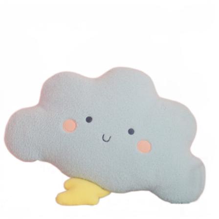 48 Cm Söta Tecknade Moln Plyschleksaker Kawaii Sun Rainbow