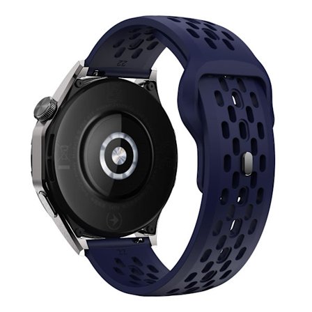 För Garmin vivoactive 5 / Venu 2 Plus Silikonklockarmband 20mm ihålig justerbar rem
