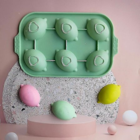 Citronformet Madkvalitets Silikonforme Kagedekorationsværktøjer Bageudstyr Fransk Dessert Mousse Kageform---(niubi)