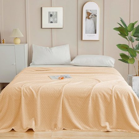 Fleecefilt för soffa, mjuk flanellfilt, lätt och luddig filt för soffa, säng och kontor