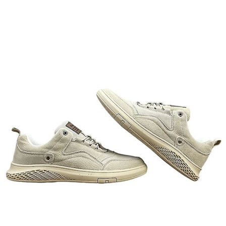 Vintage miesten nahkaiset päällikerroksen sika-nupukkinahkaiset vapaa-ajan kengät