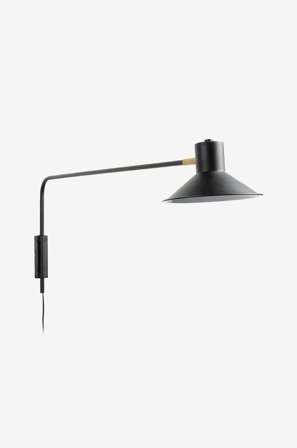 Kave Home - Vegglampe Aria Long - Svart - Vegglamper - Fra Homeroom