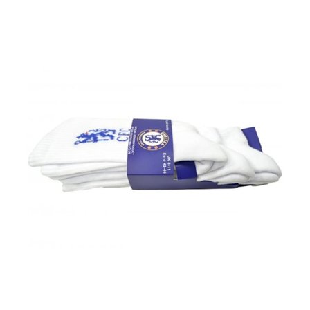 Chelsea FC Unisex Sportsstrumpor för vuxna (3-pack) 8 UK-11 UK Vit