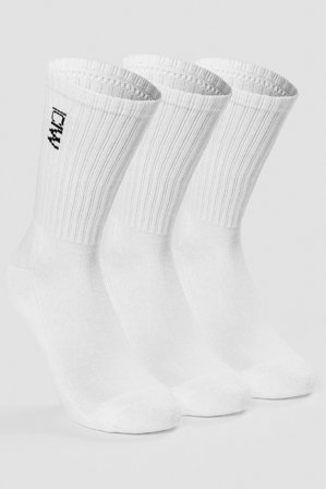 ICANIWILL - Training Socks 3-pack White - ICIW