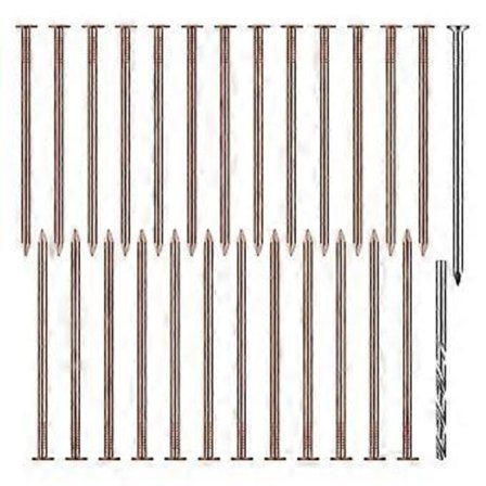 Kobber Søm Sæt, 3,5 Tommer Stubfjerningsspikes, Rene Kobber Søm, Stubfjerningsværktøj til Træstubbe Landskabspleje