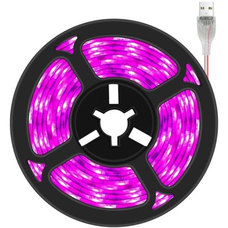 5V 3 meter plantevekstlys LED-vekstpærer Full Spectrum Seedling Flower Phyto Lamp for innendørs hydroponiske planter