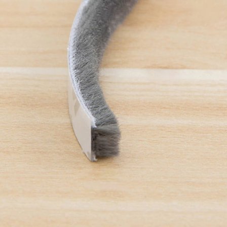 10M Børsteliste, Selvklæbende Dør Vindue Tætningsliste, Dør Vindue Vindtæt Støvtæt Lydisolering Liste Pakning