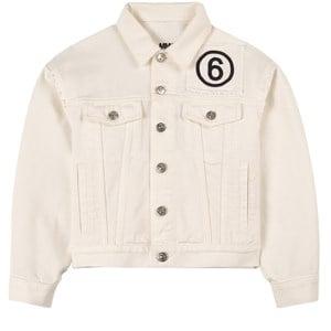 MM6 Maison Margiela White Branded Jacket 12 Years - Coats and jackets - 12 years - White