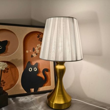 Retro LED Bordlampe – Skrivebordslampe med 3 Lystilstande, USB-drevet Dekorationslampe_TF_TF