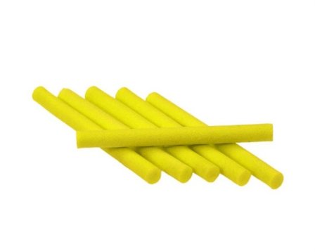 Foam Cylinders 4.0mm Yellow