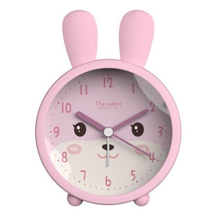 Easy To Read Alarm Clock Cartoon Clock Button Control Convenient In The Dark
