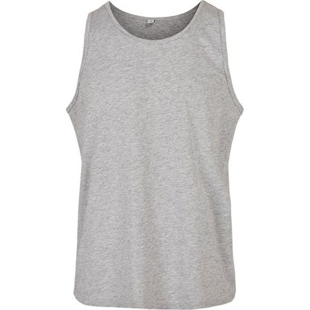 Build Your Brand Herr Basic Tank Top 3XL Heather Grey