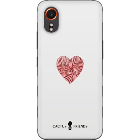 Yhteensopiva Puhelinkuori Samsung Samsung Galaxy Xcover7 Cactus and Friends - Fingerprint Love