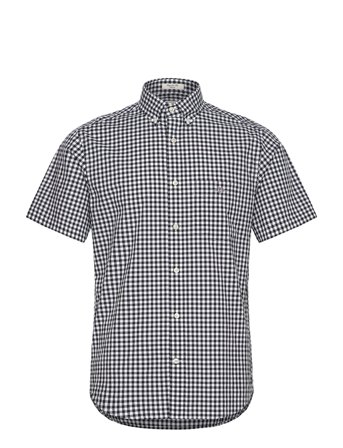 GANT | Reg Poplin Gingham Ss Shirt | S
