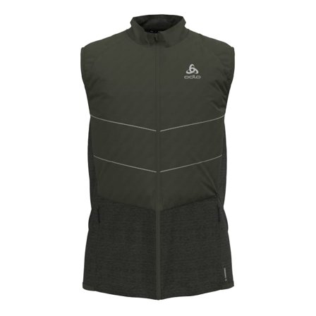 Odlo Men's Vest Run Easy S-Thermic Men lined vests Green S