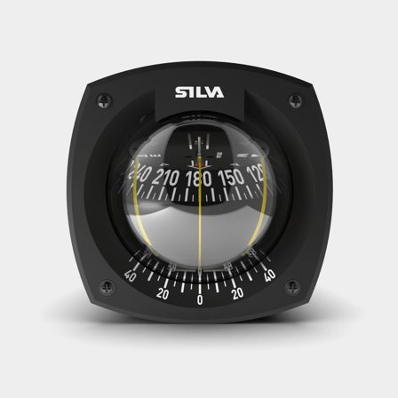 Marine Compass Silva 125B/H, Ø125 mm, bulkhead mounted, black