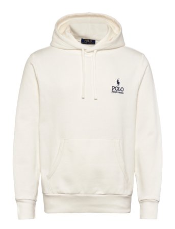Polo Ralph Lauren Logo Fleece Hoodie - Cream - XL