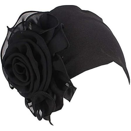 Naisten King Size Kukallinen Joustava Beani Turbaani Bonnet Kemoterapiamyssy