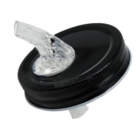 Fri-flow mason jar hælder sort