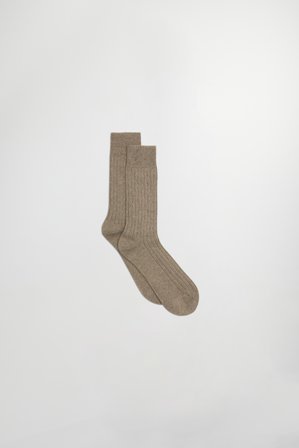NN.07 Sock Ten 9140 Herren Khaki Wollmix