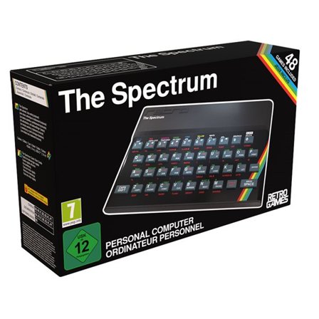The Spectrum Retro Games – spelkonsol med 48 inbyggda klassiker i 720p HD