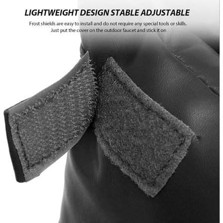 Frostskydd - Kran Frysskydd Utomhus Anti-Frost Anti-Frys 26 x 18 Cm Svart 1st_yu