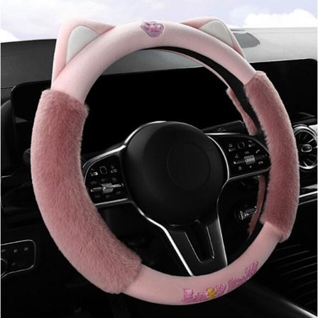 Car Fluffy Warm cover med söta öron