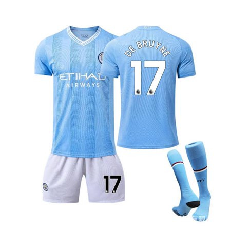 23-24 Manchester City HomeDE BRUYNE #17 Träningströja 24