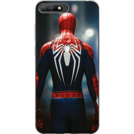 Huawei Y6 (2018) Genomskinligt Skal Spiderman