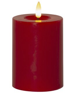 LED Kubbelys Flamme Flow Rød