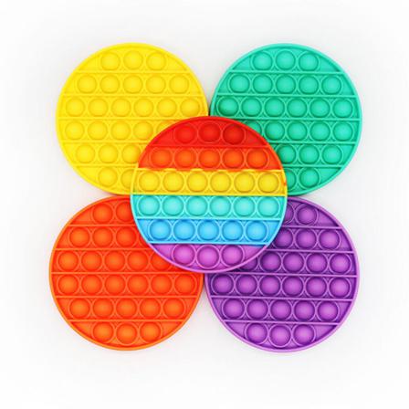 Leksaker Pop It Fidget Multifärg Gul