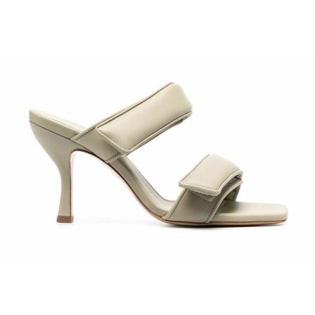Gia Borghini, TWO Strap Sandals Zielony, Kobieta, Rozmiar: 36 EU