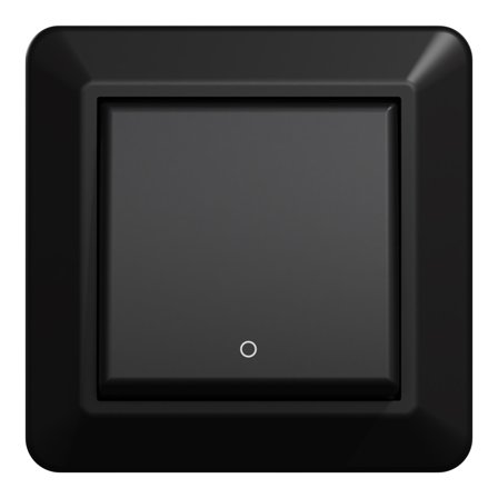 Elko EKO40001 RS Strömbrytare svart, infälld, 2-polig, Strömbrytare & vägguttag