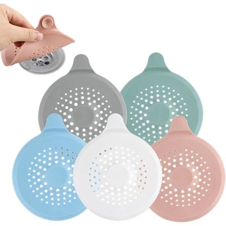 5 kpl hiussihtiä suihkun viemäriin vahvalla imukupilla, silikonisihti pesualtaaseen kylpyhuoneeseen, kylpyammeeseen ja keittiöön_tfrf