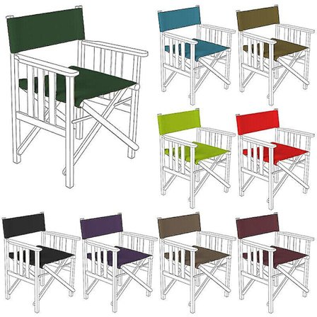 Ohjaajan Tuolin Vaihtokankaat Puutarha Ulkokalusteiden Istuinpehmuste - Viini