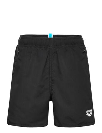 Boys' Beach Boxer Solid R Black-White Black Arena