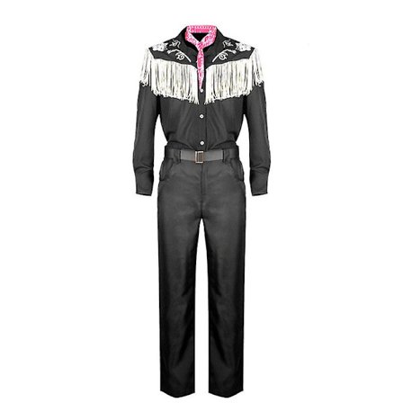 Movie Barbie Ken Cosplay Costume Halloween Fancy Dress Carnival Costume For Adults Kids -a