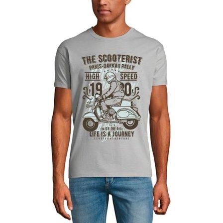 T-shirt herr The Scooterist Rally - Adventure Journey Ride – Vintage T-shirt
