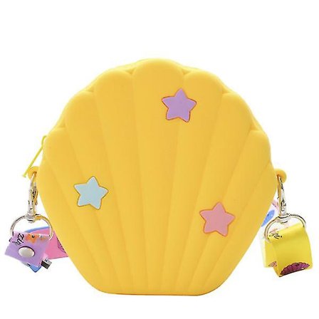 Shell Soft Silikon Plånbok Fashion Mini Toddler Crossbody Myntplånbok Barn Axelväska