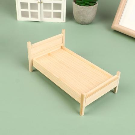 1 Stk Dukkehus Miniatyr Simuleringsseng Modell DIY Tilbehør