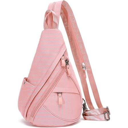 Canvas Sling Bag - Liten Crossbody ryggsäck Shoulder Casual Daypack ryggsäck för män kvinnor