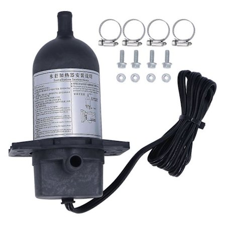 Motorvarmer Selv Cirkulerende Start Kølevæske Forvarmer Termostat til Generator 1500W 120V