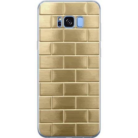 Mobilskal till Samsung Galaxy S8 med Gyllene Murstenar