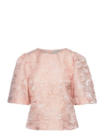 Cmjackie-Blouse Blouses Short-sleeved Rosa Copenhagen Muse*Betinget Tilbud