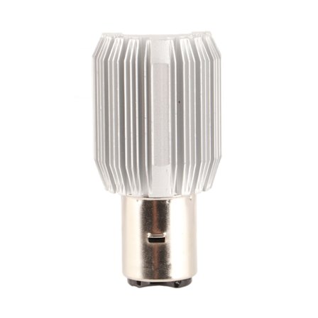 BA20D Motorsykkel LED-frontlys Høy Lav Beam COB Scooter Frontlykt