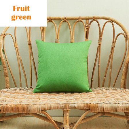 Kiinteä vedenpitävä tyynyliina Yksinkertainen puhdasvärinen cover polyesterityynynpäällinen vedenpitävä koristeellinen case sohvalle