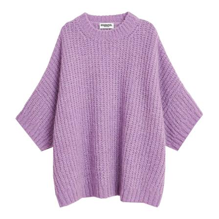 Essentiel Antwerp Cheez pullover , Paars , Dames , Maat: S Truis