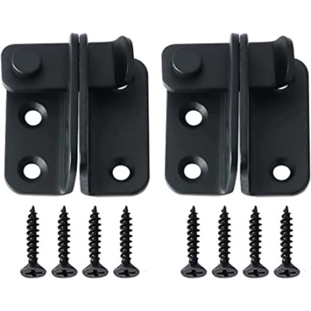 (Pakke med 2) Flip Latch Gate Latches Slide Bolt Latch Sikkerhedsdør