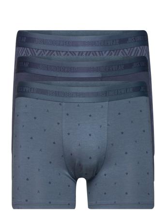 Jbs 3-Pack Fsc Tights Bamboo Boxershorts Blå JBS