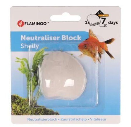 Shelly Nøytraliseringsblokk til Akvarium - Hvit